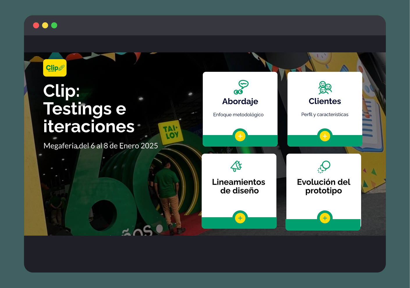 Design System y componentes del producto Clip
